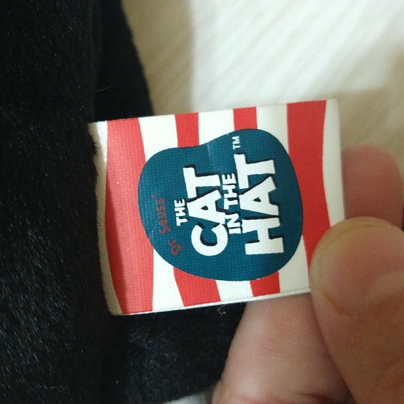 Vintage 2003 The Cat In The Hat Dr. Seuss  Poseable Plush Doll 11" - Picture 4 of 6